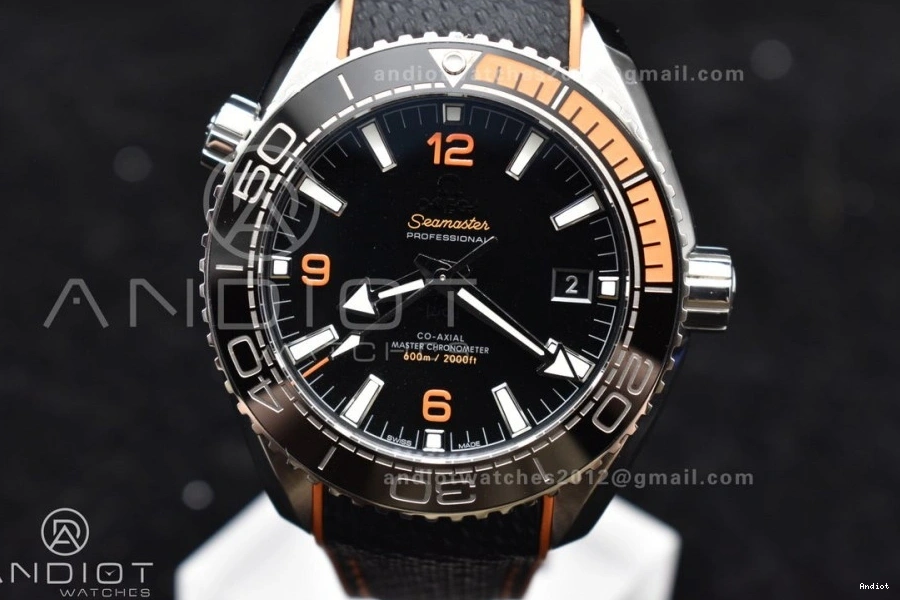 Edition Orange Strap on 43.5mm Dial VSF V2 Clone Super A8900 Planet Nylon Best Bezel 1:1 SS Black Ocean Black 1229